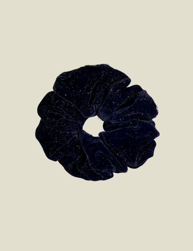 Scrunchie Black Sparkle