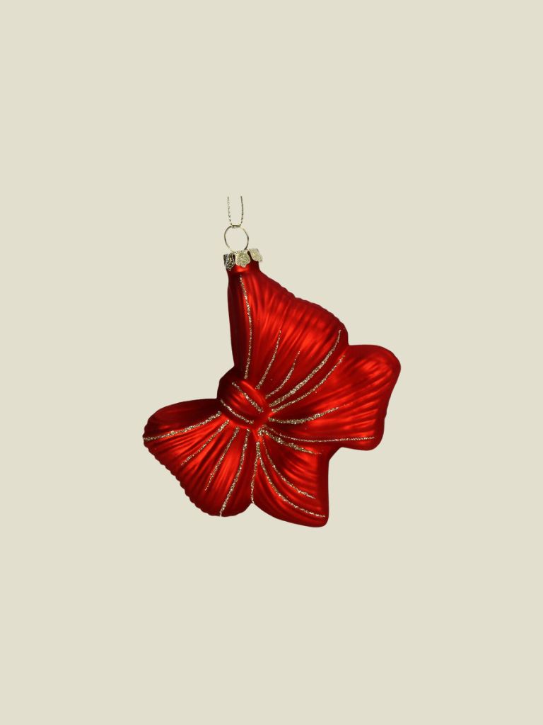 Ornament Bow Red