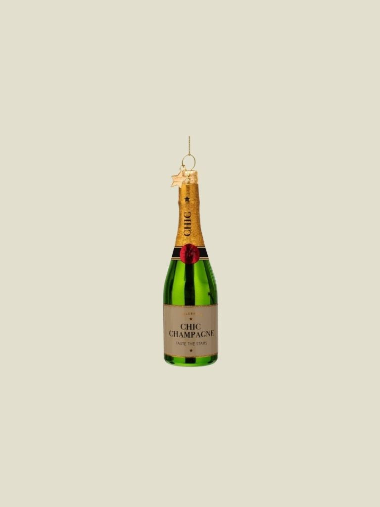 Ornament Luxury Champagne Bottle