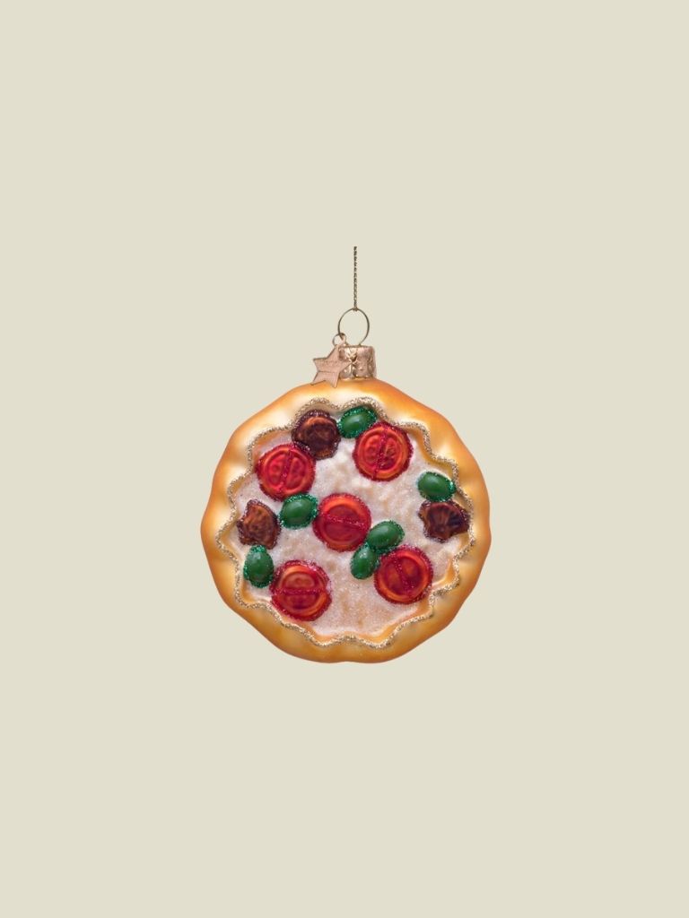 Ornament Multi Colored Pizza