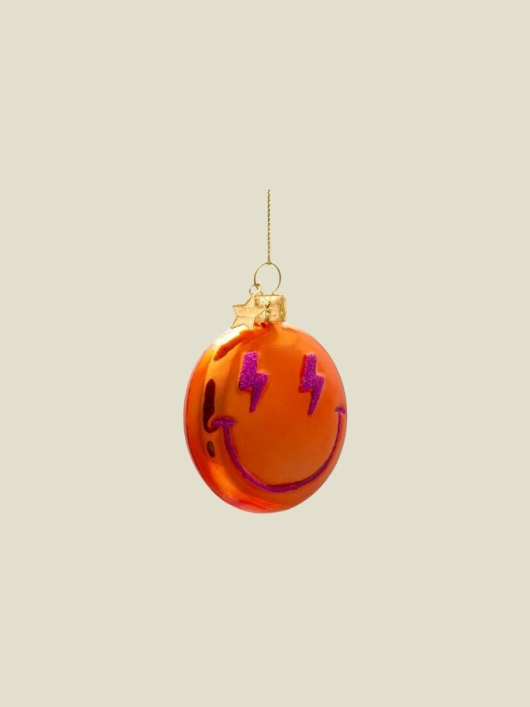 Ornament Orange Smiley