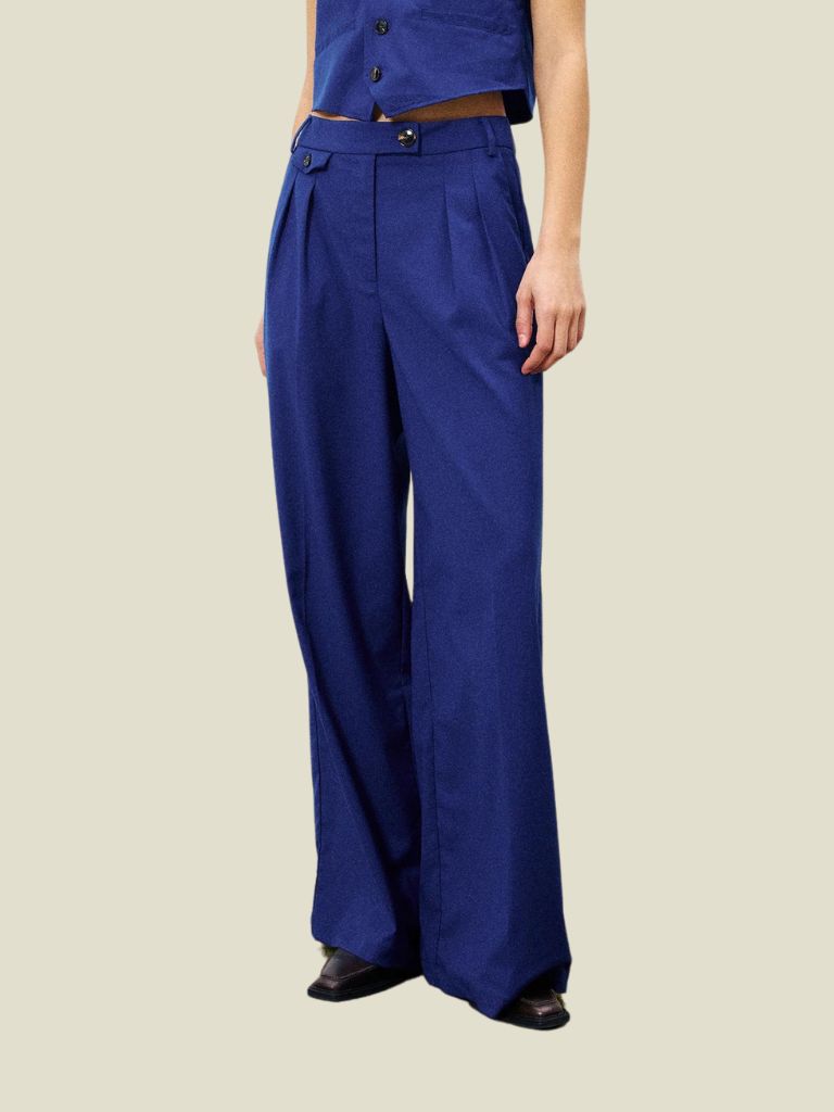 Pantalon Lorina Bleu Electrique