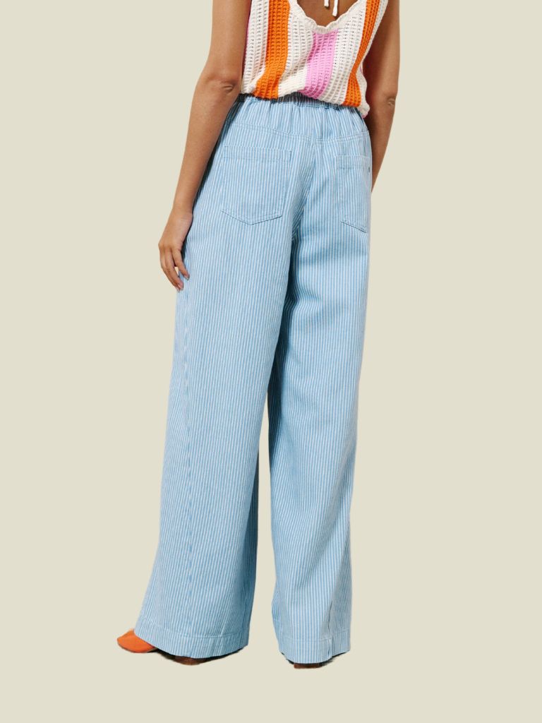 Pantalon Pensee Bleu Clair
