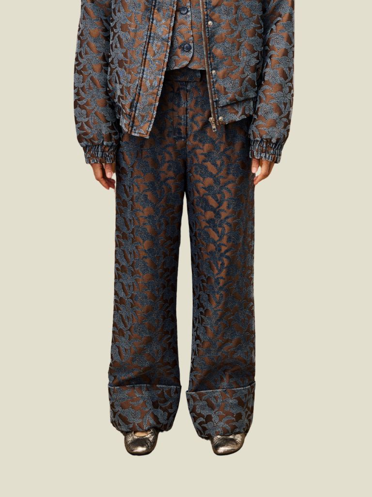 Pantalon Vian Marron Glace