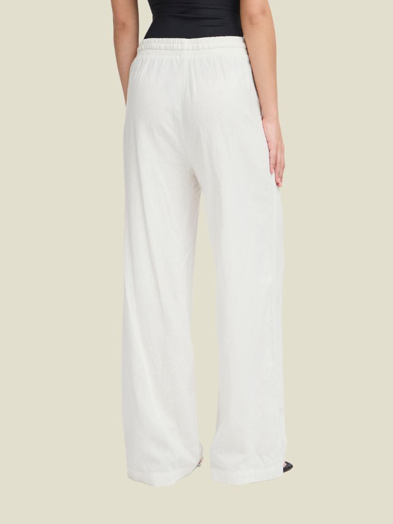 Pants Linno Flared Cloud Dancer