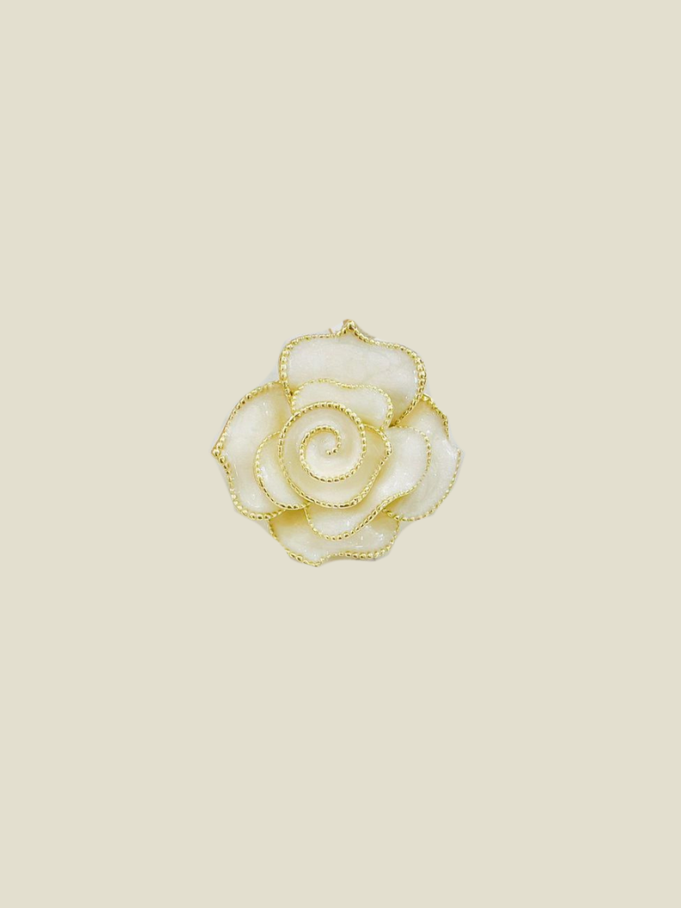 Broche White Vintage Rose