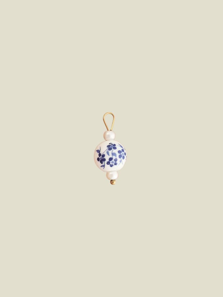 Pendant Ceramic Round Blue