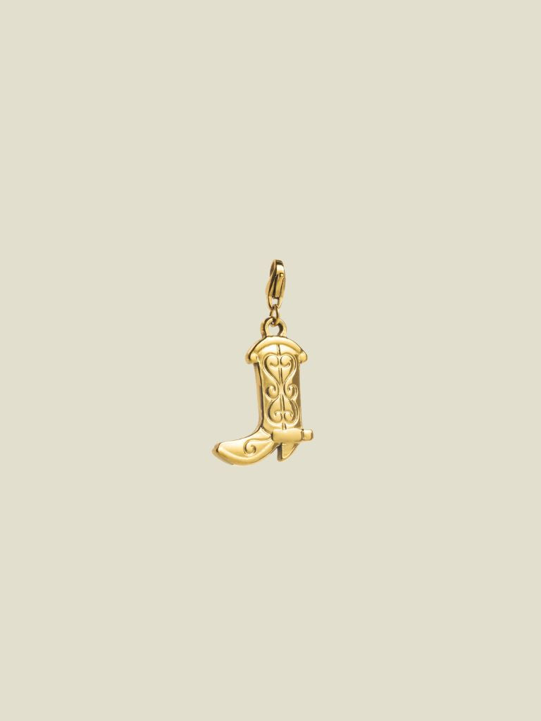 Pendant Cowboy Boot Gold