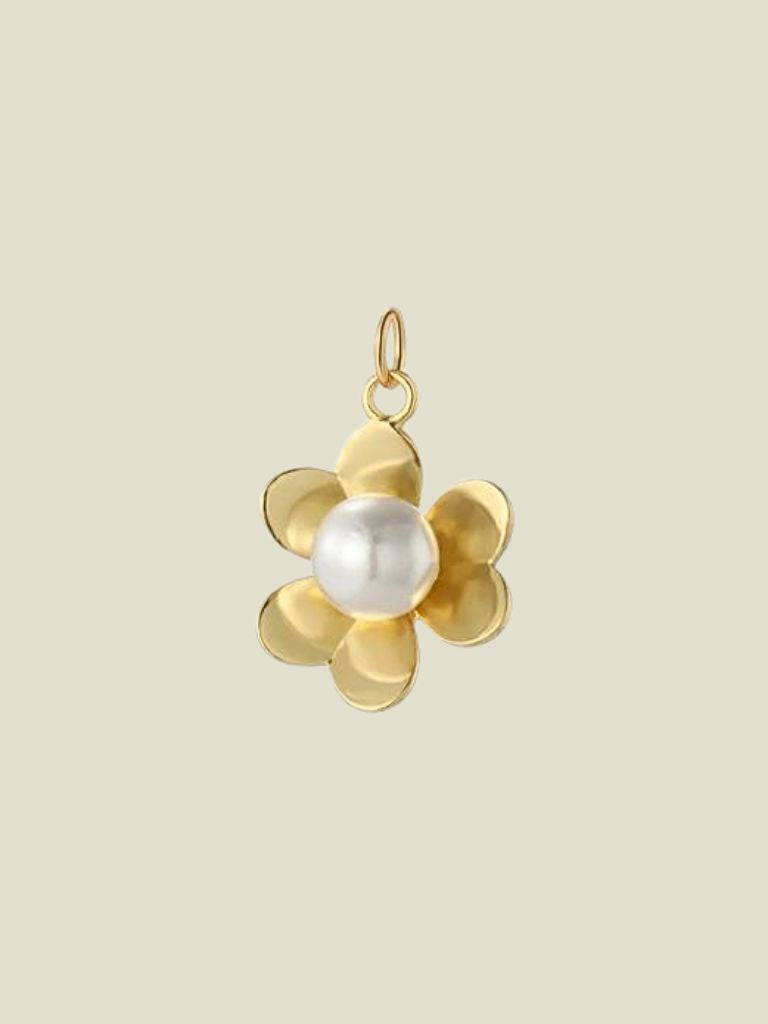 Pendant Flower Middle Pearl