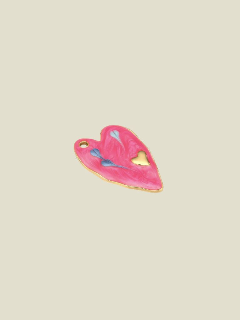 Pendant Hot Pink Heart