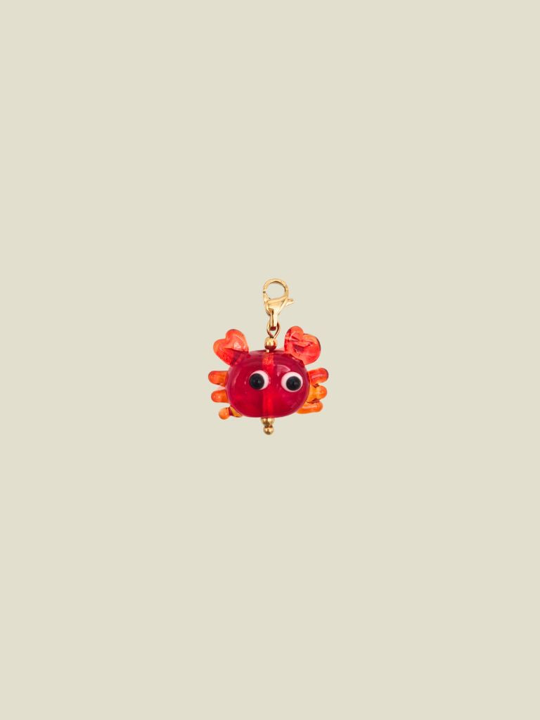 Pendant Red Crab Fish