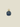 Pendant Shaped Stone Dark Blue Gold