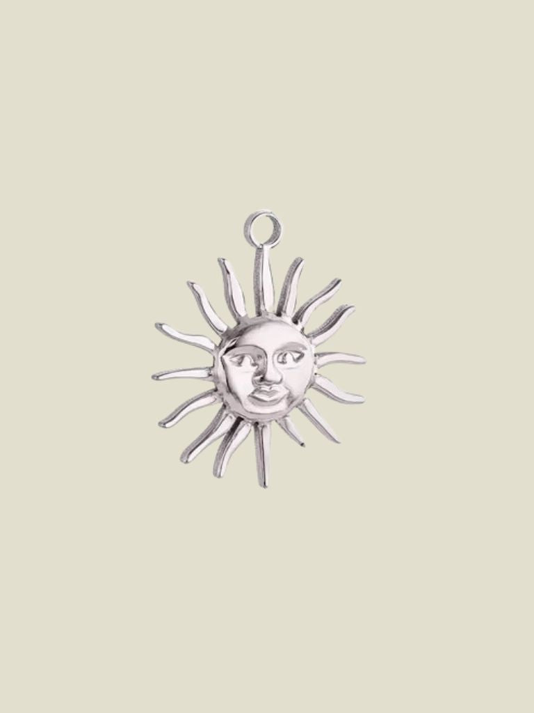 Pendant Sunny Face Silver