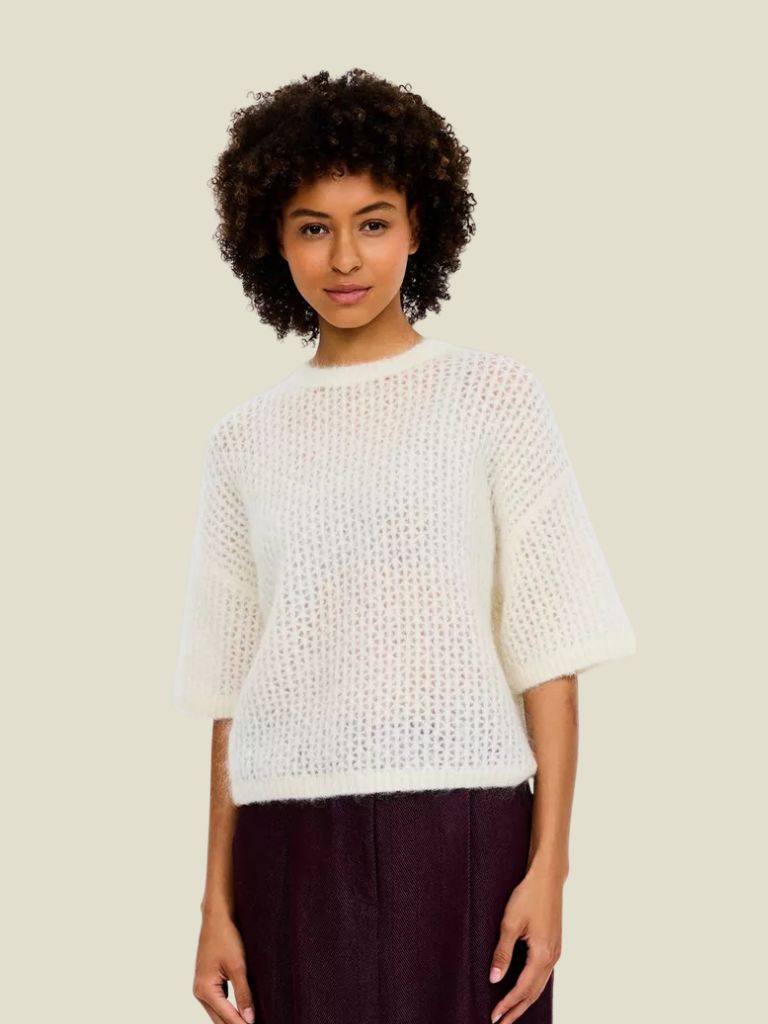 Pullover Phebe White Medium