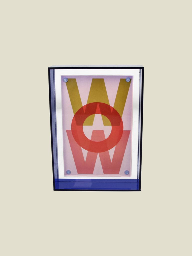 Photo Frame Acrylic Blue Small