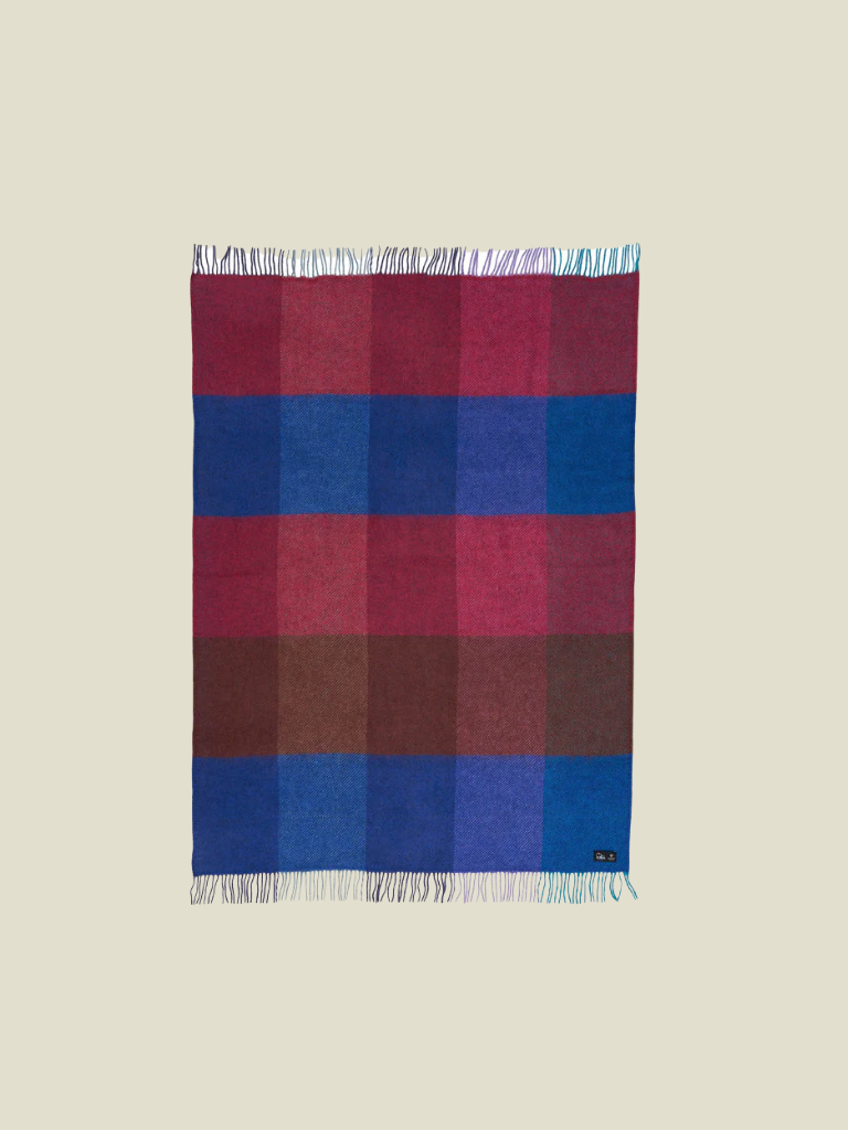 Plaid Gotland Check Mauve