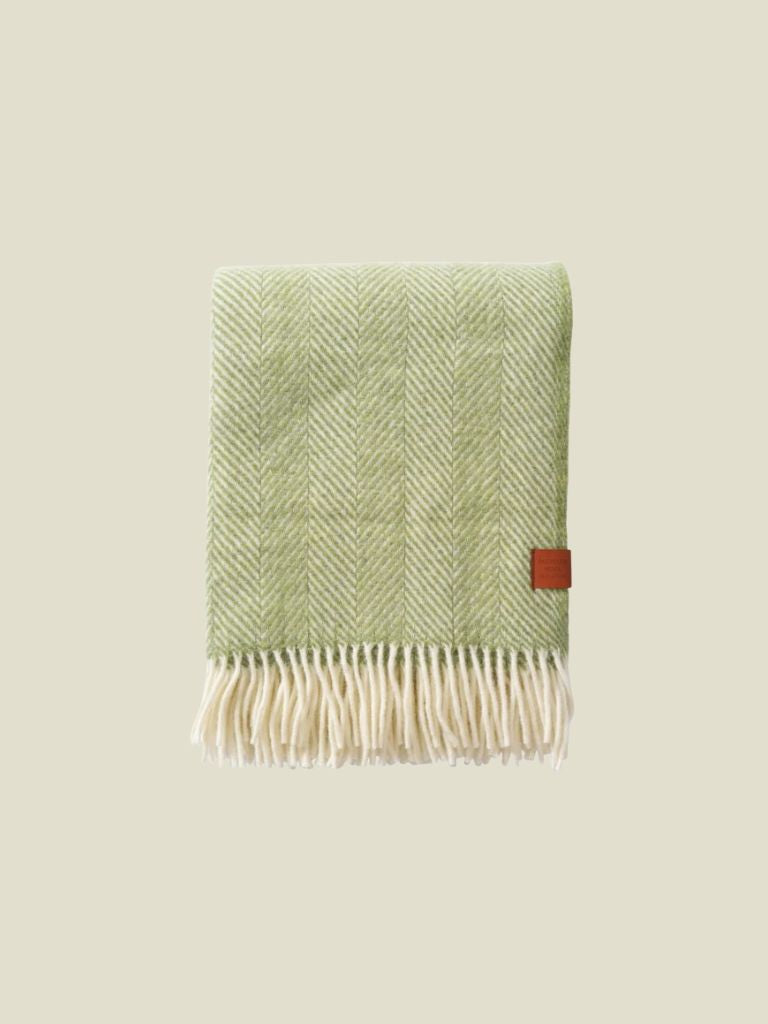 Plaid Herringbone Aloe Vera