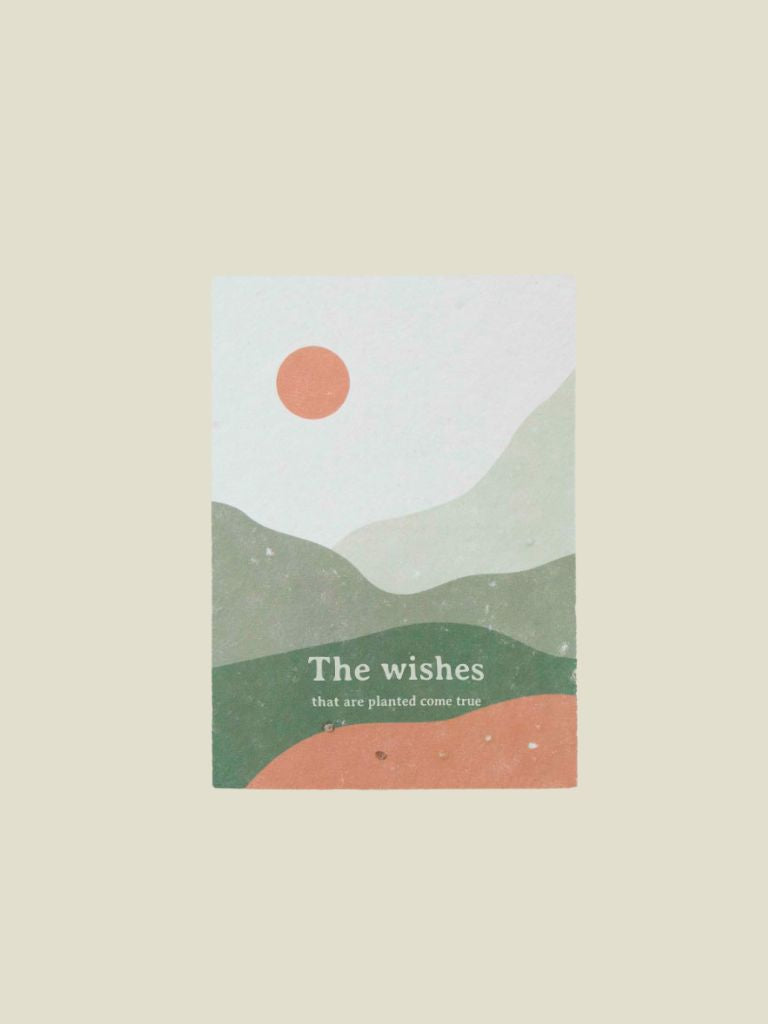 Plantable Postcard The Wishes Come True
