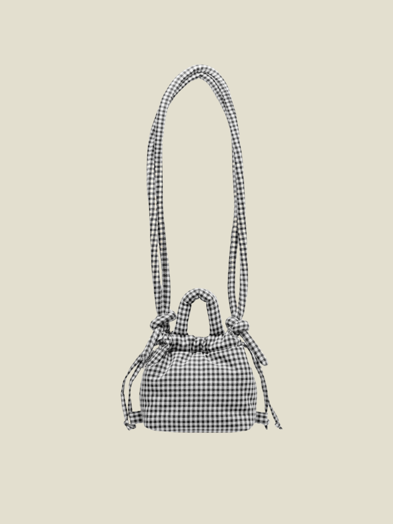 Bag Micro Ona Vichy Black