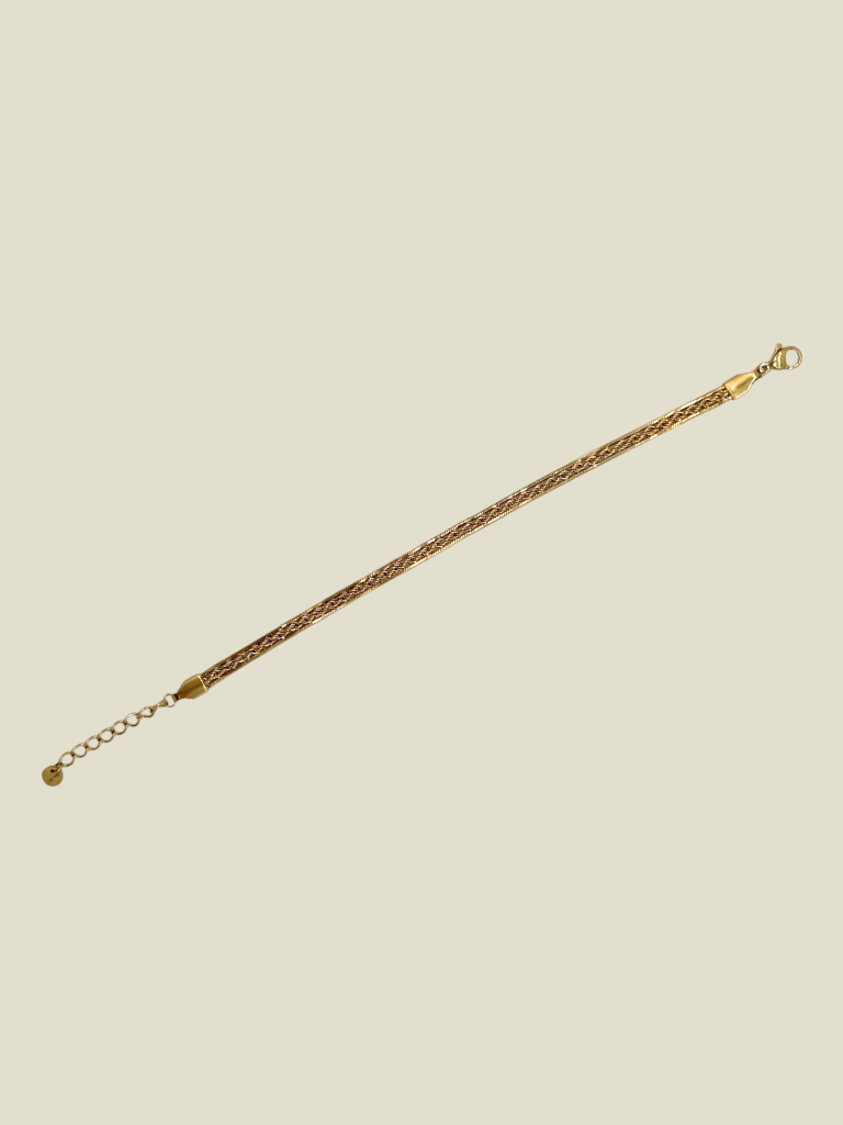 Bracelet Flat Rope Gold