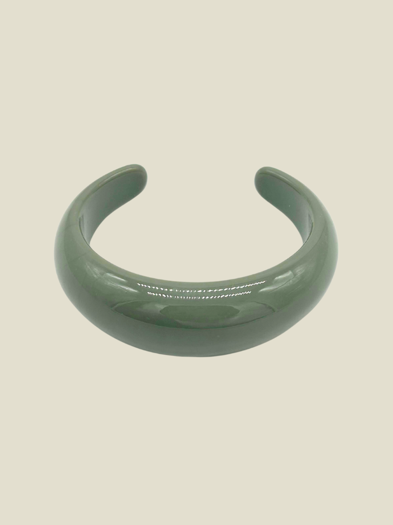 Bracelet Bangle Cuff Dark Green