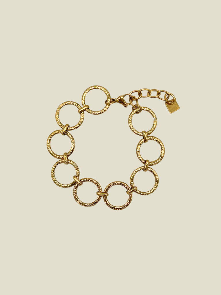 Bracelet Round Circles Gold