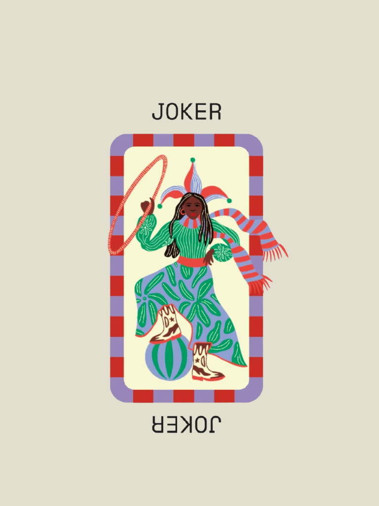 Playing Cards Stripes Pink