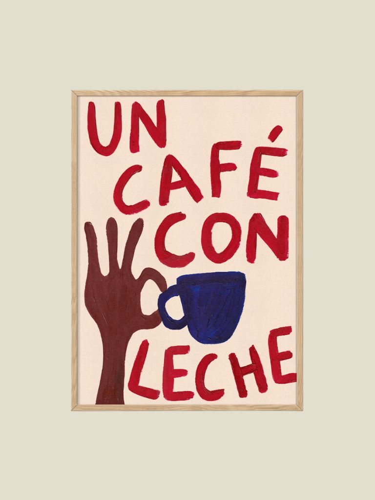 Poster Abbie Franks Cafe Con Leche