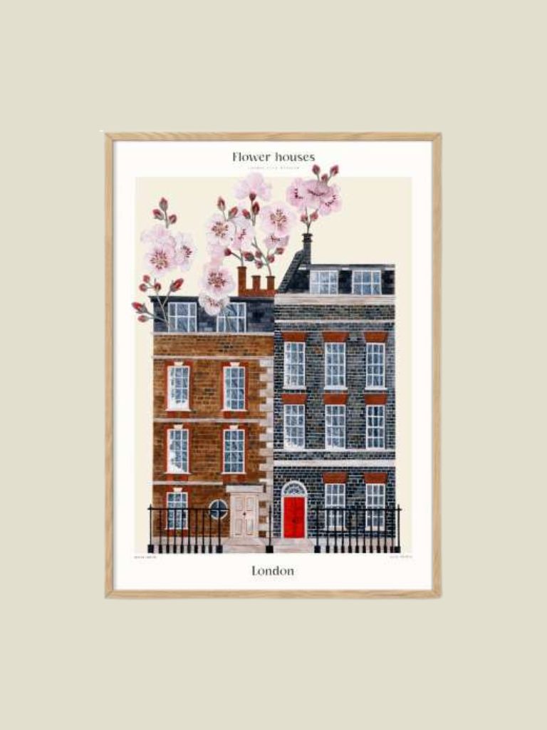 Poster Matos Flower Houses London