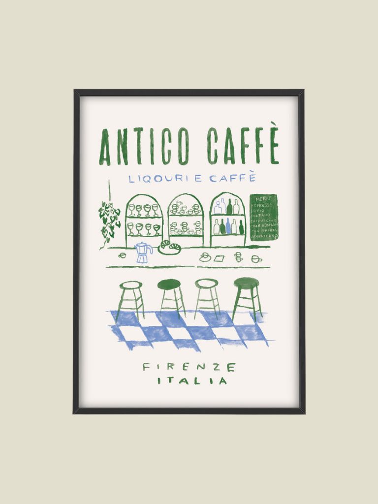 Poster Phthalo Ruth Antico Cafe