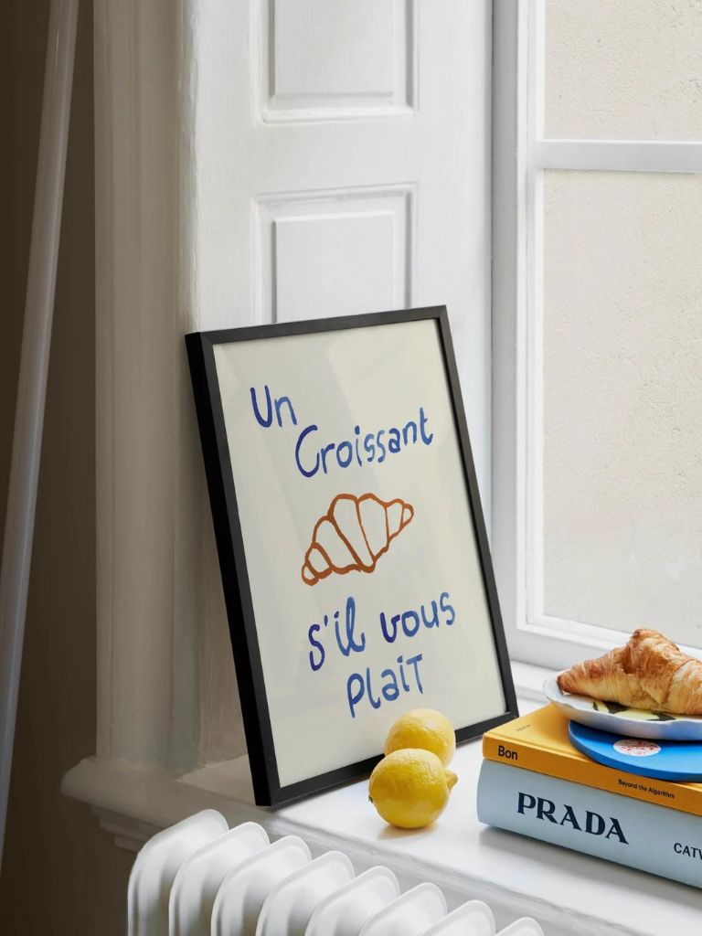 Poster Un Croissant