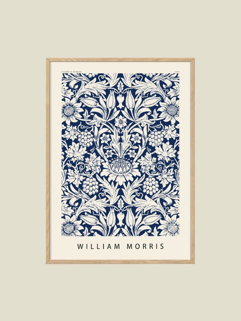 Poster William Morris Tulipes