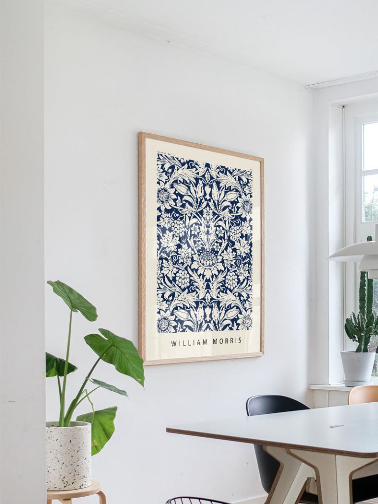 Poster William Morris Tulipes