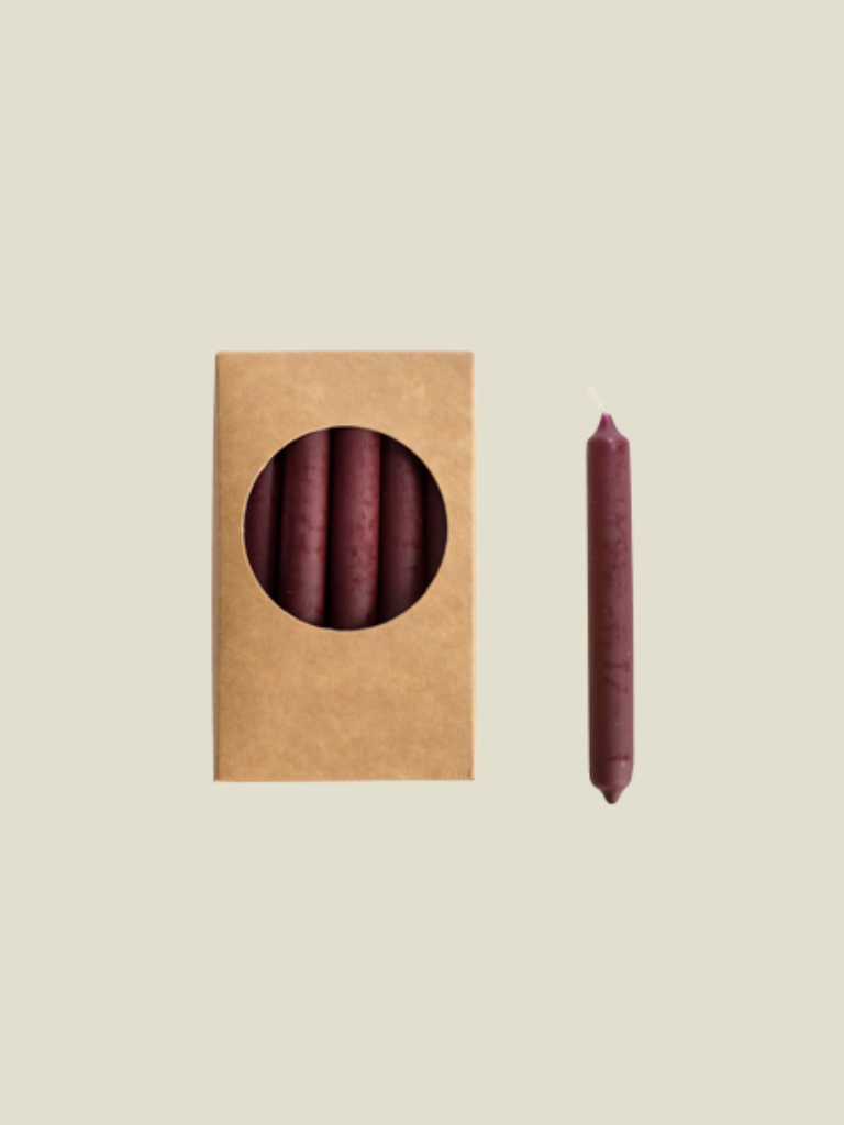 Candle Pencil Aubergine