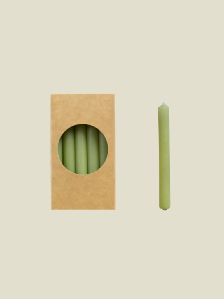 Candle Pencil Olive Green