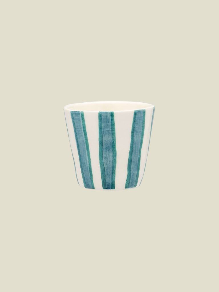 Espresso Cup Powder Striped