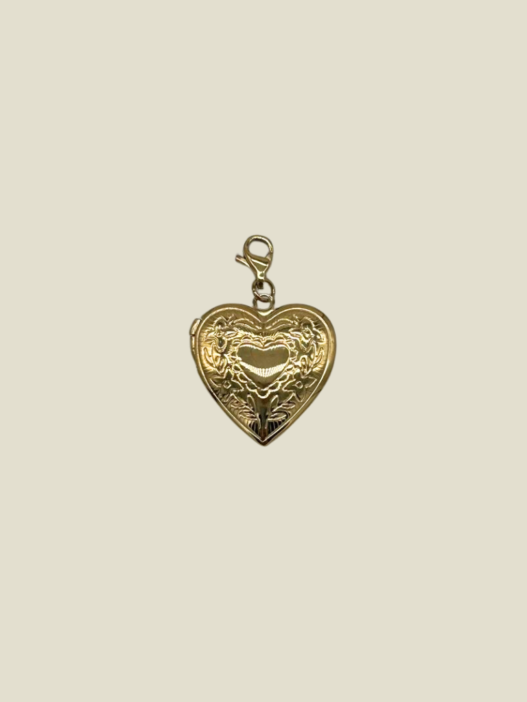 Pendant Flower Heart Gold
