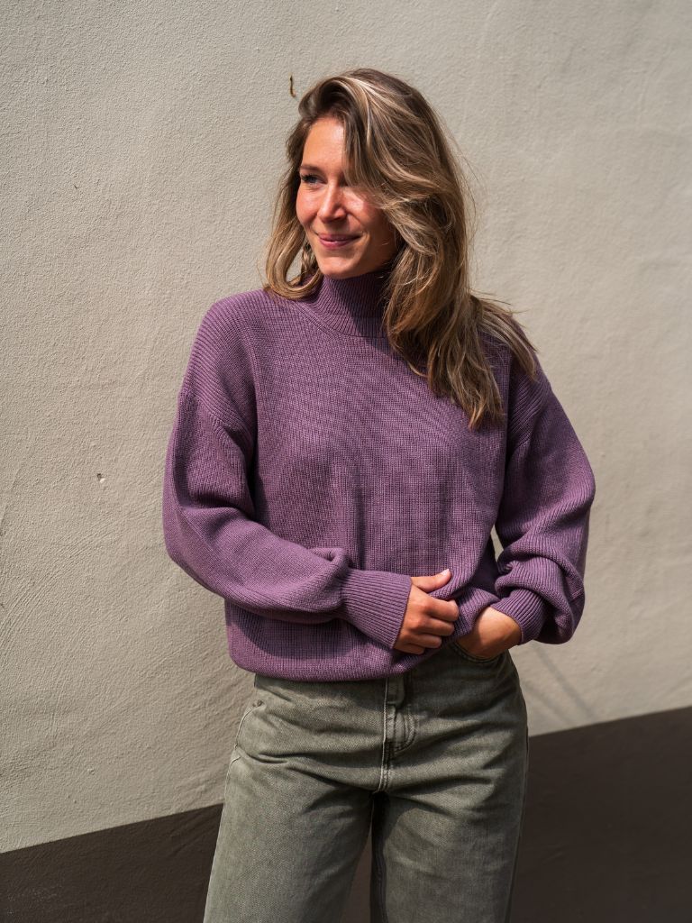 Pullover Magnea Rachelle Black Plum