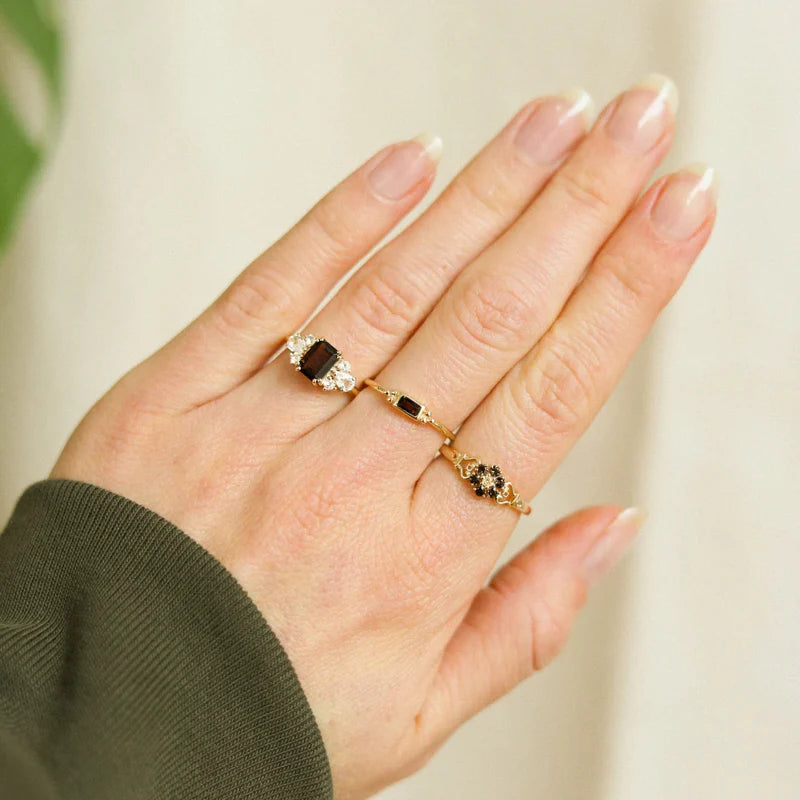 Ring Louise Smoky Baquette