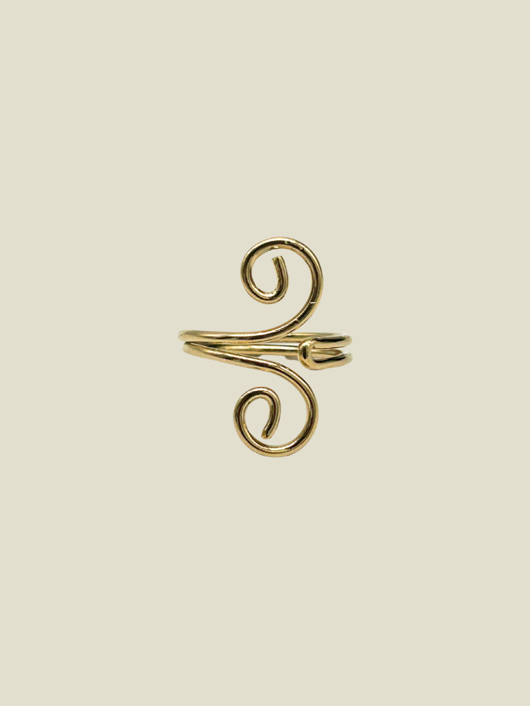 Ring Swirl Gold