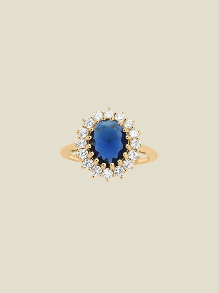 Ring Lady Diana Blue