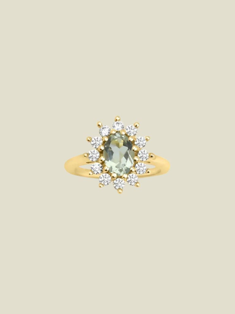 Ring Lady Diana Green Amethyst