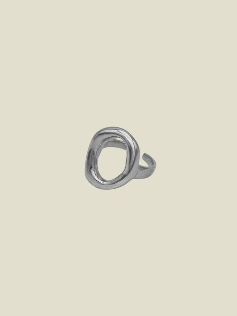 Ring Open Circle Silver