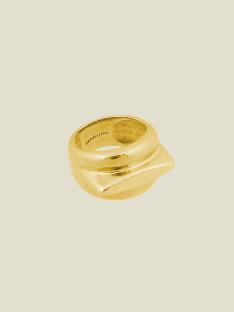 Ring Triple Gold Plated