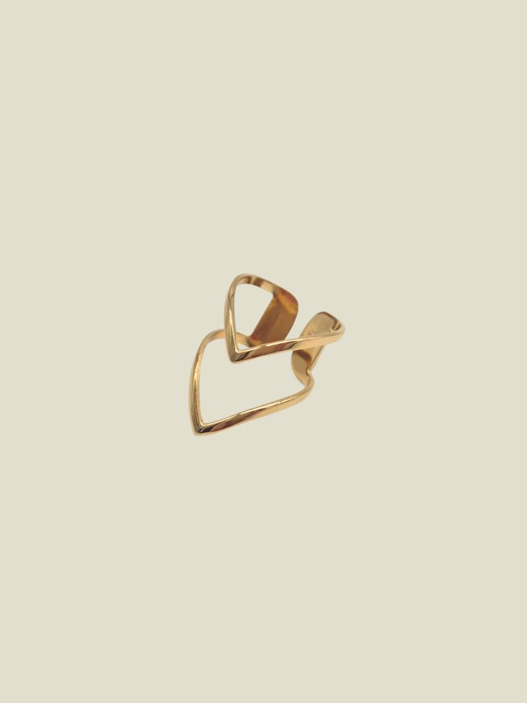 Ring Two Arrows Gold