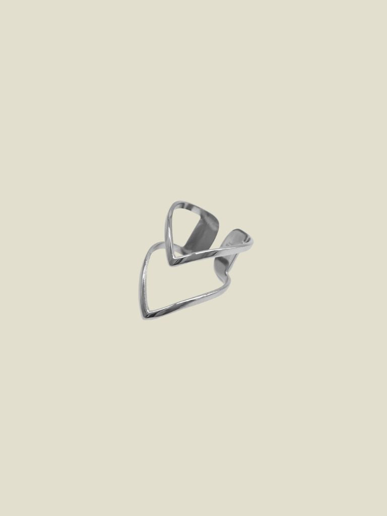 Ring Two Arrows Silver