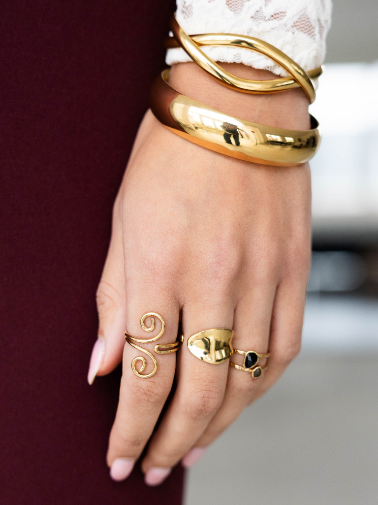 Ring Swirl Gold