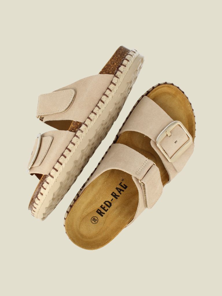 Sandals Beige Suede