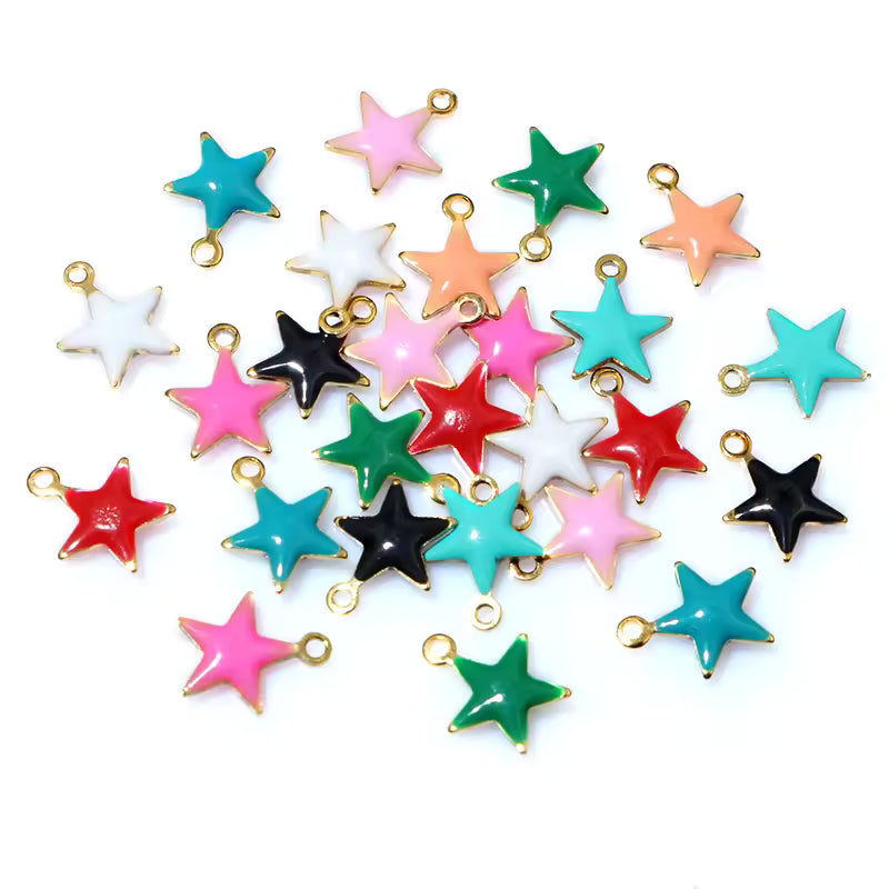 Pendant Tiny Coloured Stars
