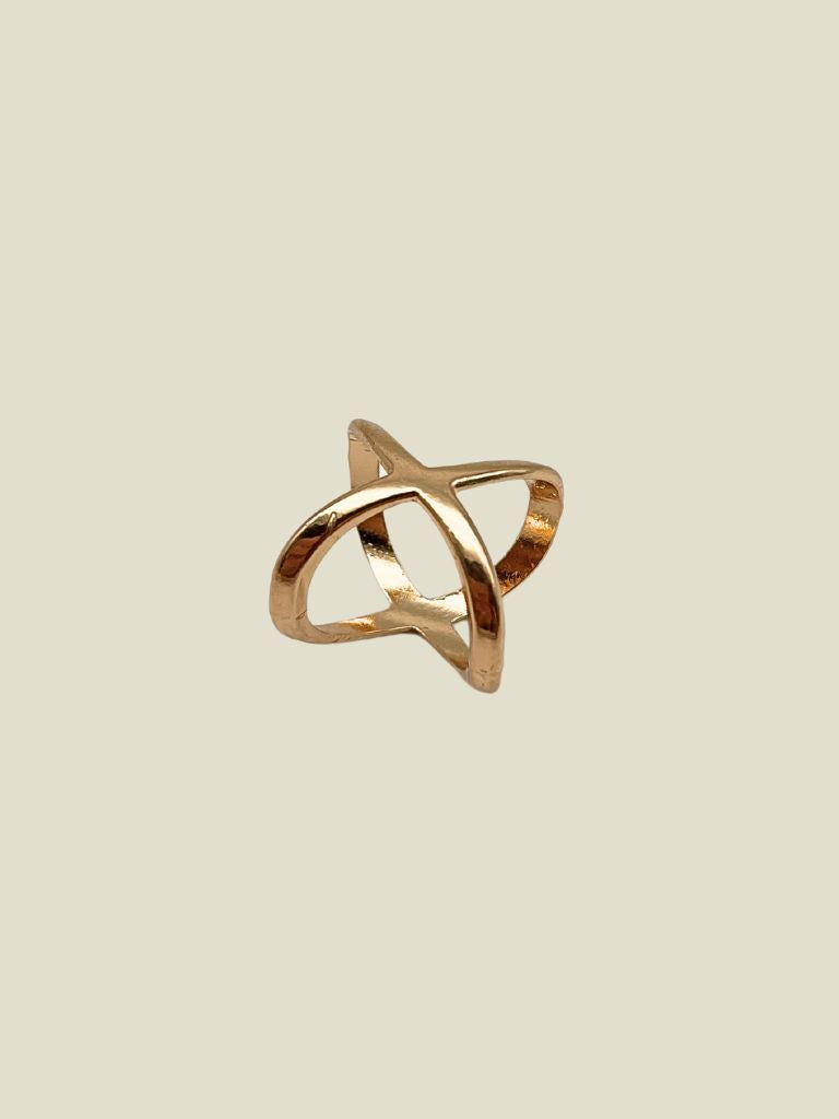 Scarf Ring X Gold